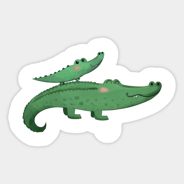 Crocodile sticker best sale